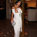 Slim off-shoulder dress